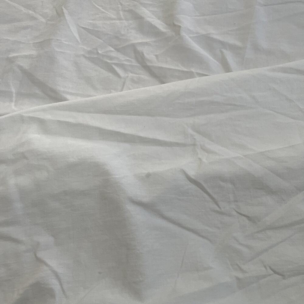 Pottery Barn Kids White Twin Duvet Cover 100% Organic Cotton Button Closure - Picture 3 of 9